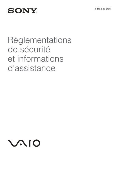 Sony VPCSE2E1E - VPCSE2E1E Documenti garanzia Francese