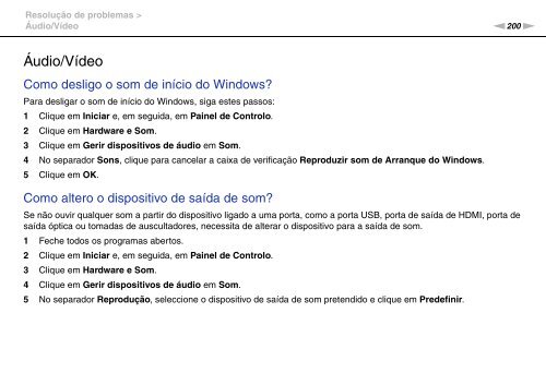 Sony VPCSE2E1E - VPCSE2E1E Istruzioni per l'uso Portoghese