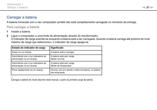 Sony VPCSE2E1E - VPCSE2E1E Istruzioni per l'uso Portoghese