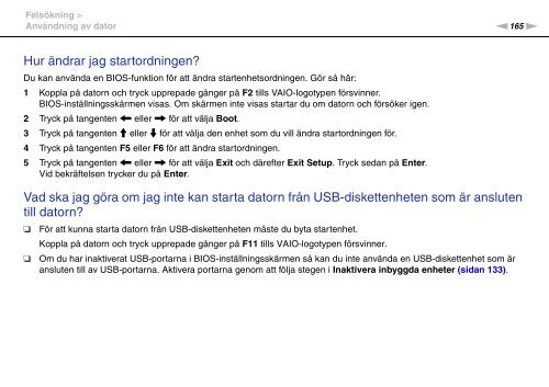 Sony VPCSE2E1E - VPCSE2E1E Istruzioni per l'uso Svedese