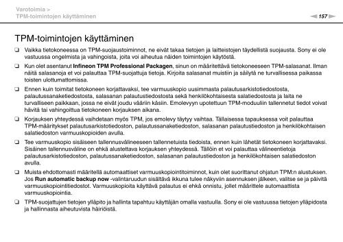 Sony VPCSE2E1E - VPCSE2E1E Istruzioni per l'uso Finlandese