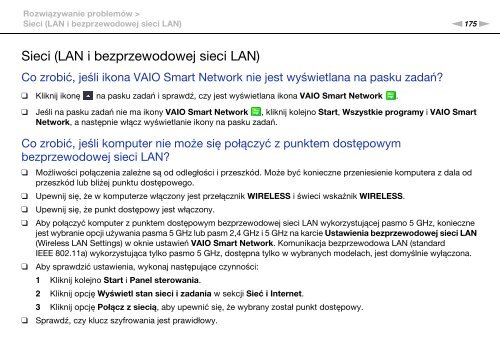 Sony VPCSE2E1E - VPCSE2E1E Istruzioni per l'uso Polacco