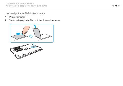 Sony VPCSE2E1E - VPCSE2E1E Istruzioni per l'uso Polacco