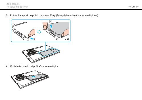 Sony VPCSE2E1E - VPCSE2E1E Istruzioni per l'uso Slovacco