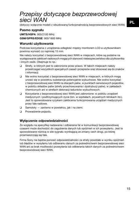 Sony VPCSE2E1E - VPCSE2E1E Documenti garanzia Rumeno