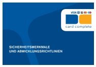 sicherheitsmerkmale und abwicklungsrichtlinien - Card Complete