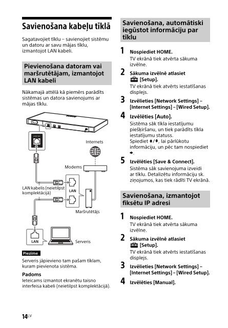 Sony HT-XT2 - HT-XT2 Consignes d&rsquo;utilisation Letton