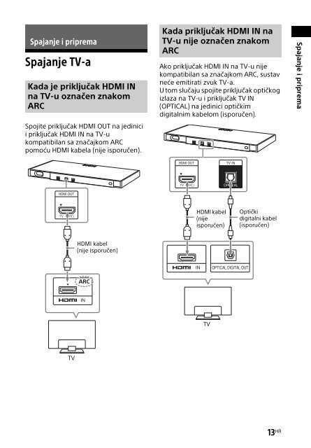 Sony HT-XT2 - HT-XT2 Consignes d&rsquo;utilisation Croate