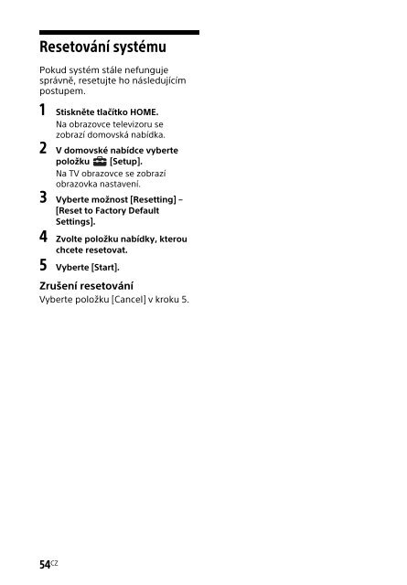 Sony HT-XT2 - HT-XT2 Consignes d&rsquo;utilisation Tch&egrave;que