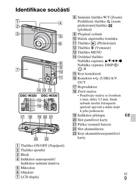 Sony DSC-W330 - DSC-W330 Consignes d&rsquo;utilisation Norv&eacute;gien