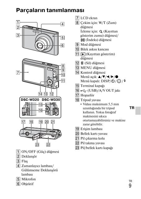 Sony DSC-W330 - DSC-W330 Consignes d&rsquo;utilisation Norv&eacute;gien