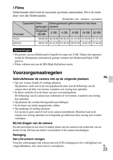 Sony DSC-W330 - DSC-W330 Consignes d&rsquo;utilisation Tch&egrave;que