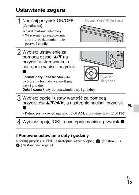 Sony DSC-W330 - DSC-W330 Consignes d&rsquo;utilisation Tch&egrave;que