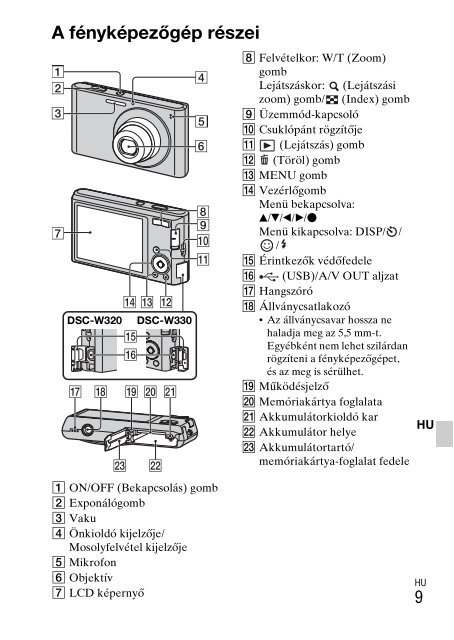 Sony DSC-W330 - DSC-W330 Consignes d&rsquo;utilisation Tch&egrave;que