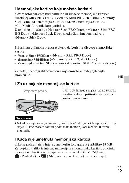 Sony DSC-W330 - DSC-W330 Consignes d&rsquo;utilisation Tch&egrave;que