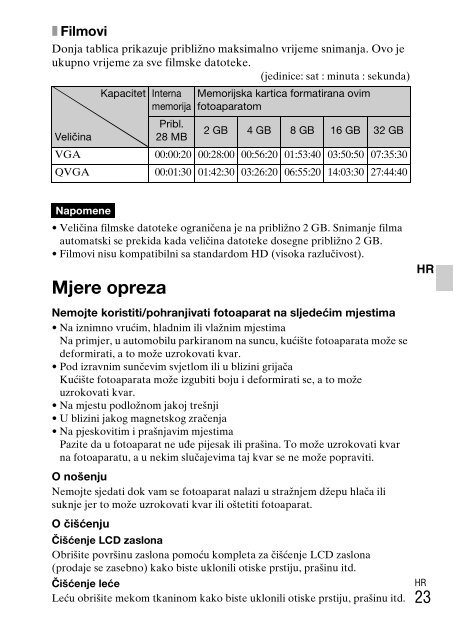 Sony DSC-W330 - DSC-W330 Consignes d&rsquo;utilisation Portugais