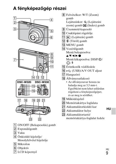 Sony DSC-W330 - DSC-W330 Consignes d&rsquo;utilisation Turc