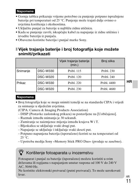 Sony DSC-W330 - DSC-W330 Consignes d&rsquo;utilisation Su&eacute;dois