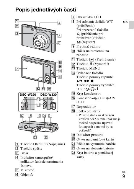 Sony DSC-W330 - DSC-W330 Consignes d&rsquo;utilisation