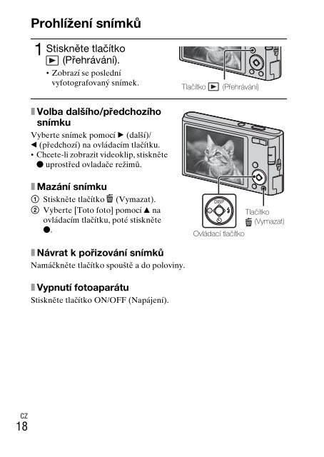 Sony DSC-W330 - DSC-W330 Consignes d&rsquo;utilisation Croate
