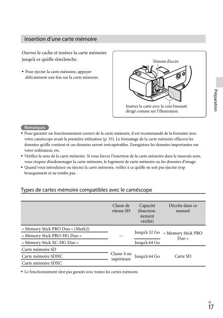 Sony HDR-PJ230E - HDR-PJ230E Consignes d&rsquo;utilisation Fran&ccedil;ais