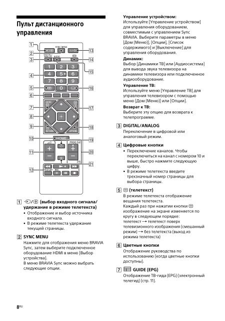 Sony KDL-32RD303 - KDL-32RD303 Mode d'emploi Ukrainien