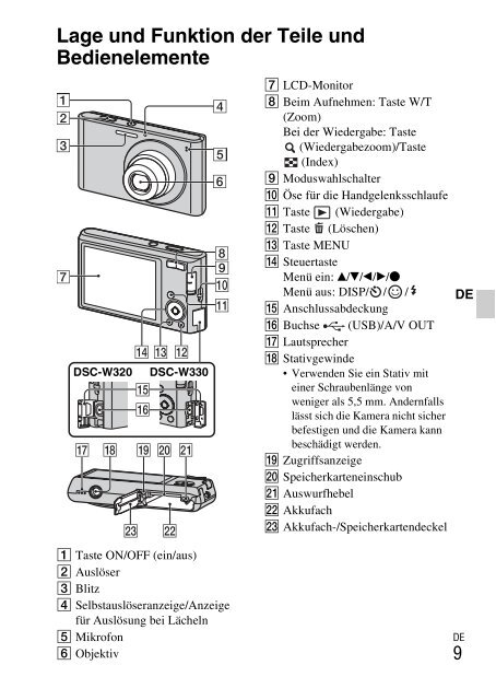 Sony DSC-W330 - DSC-W330 Consignes d&rsquo;utilisation Fran&ccedil;ais