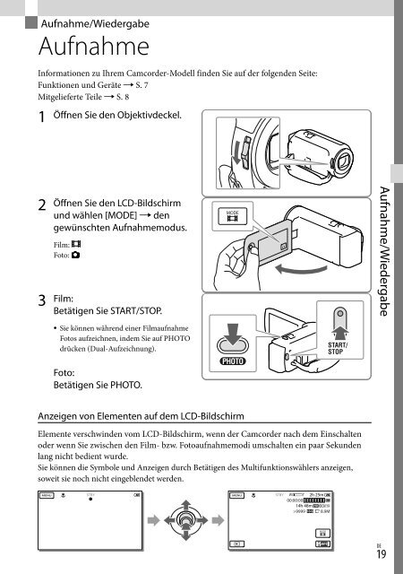 Sony HDR-PJ230E - HDR-PJ230E Consignes d&rsquo;utilisation