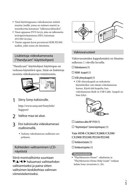 Sony HDR-PJ230E - HDR-PJ230E Consignes d&rsquo;utilisation Su&eacute;dois