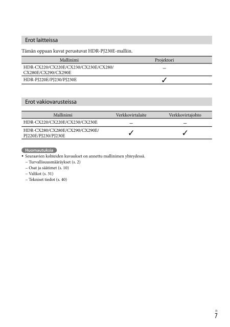 Sony HDR-PJ230E - HDR-PJ230E Consignes d&rsquo;utilisation Su&eacute;dois