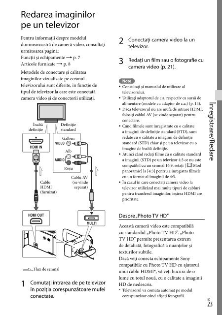 Sony HDR-PJ230E - HDR-PJ230E Consignes d&rsquo;utilisation Su&eacute;dois