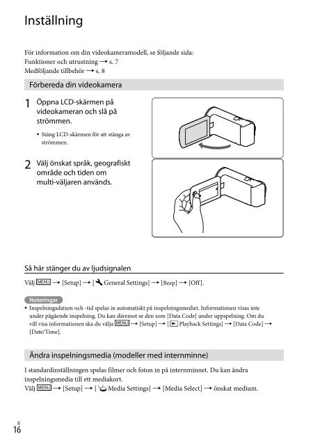 Sony HDR-PJ230E - HDR-PJ230E Consignes d&rsquo;utilisation Su&eacute;dois