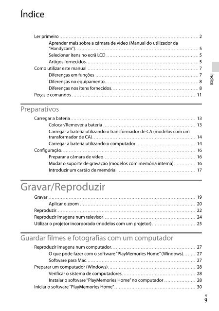 Sony HDR-PJ230E - HDR-PJ230E Consignes d&rsquo;utilisation Italien