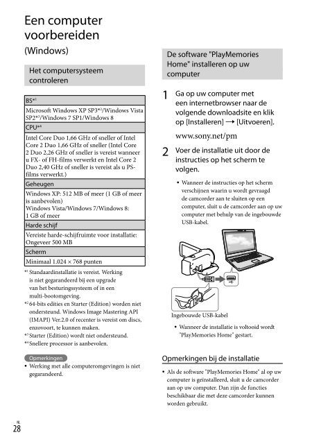 Sony HDR-PJ230E - HDR-PJ230E Consignes d&rsquo;utilisation Portugais