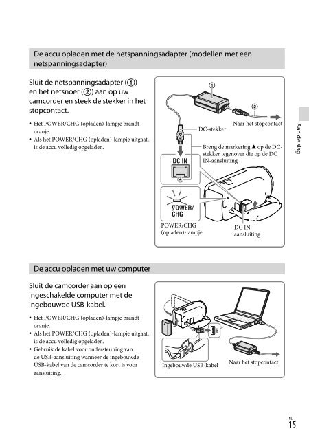 Sony HDR-PJ230E - HDR-PJ230E Consignes d&rsquo;utilisation N&eacute;erlandais