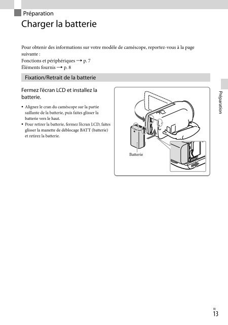 Sony HDR-PJ230E - HDR-PJ230E Consignes d&rsquo;utilisation Allemand