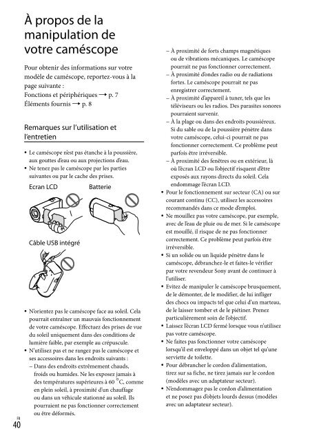 Sony HDR-PJ230E - HDR-PJ230E Consignes d&rsquo;utilisation Allemand