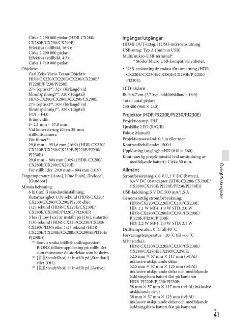 Sony HDR-PJ230E - HDR-PJ230E Consignes d&rsquo;utilisation Roumain