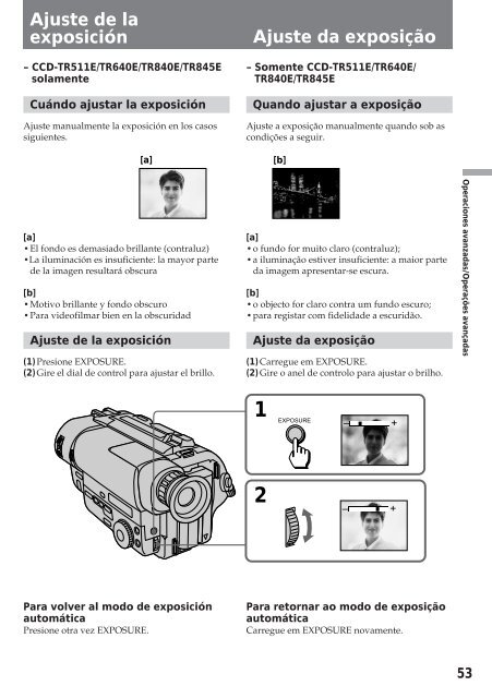 Sony CCD-TR412E - CCD-TR412E Consignes d&rsquo;utilisation Espagnol