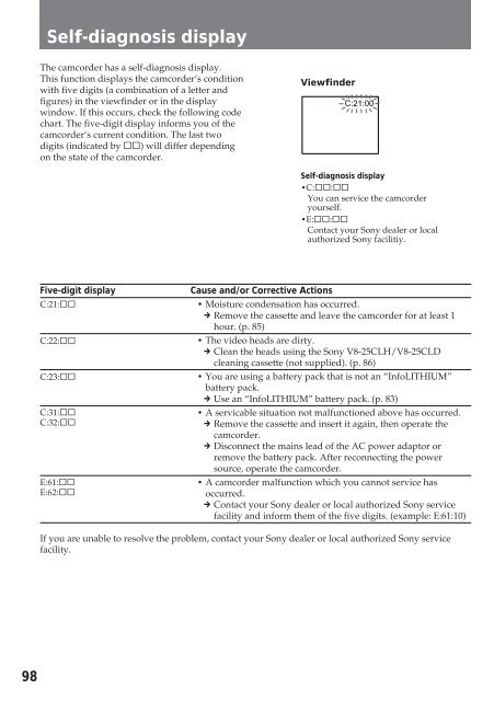 Sony CCD-TR412E - CCD-TR412E Consignes d&rsquo;utilisation Anglais