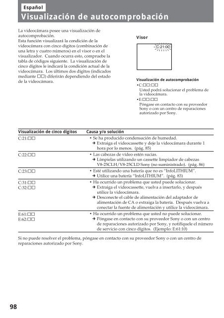 Sony CCD-TR412E - CCD-TR412E Consignes d&rsquo;utilisation Portugais