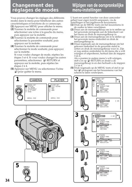 Sony CCD-TR412E - CCD-TR412E Consignes d&rsquo;utilisation Fran&ccedil;ais