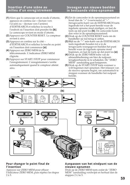 Sony CCD-TR412E - CCD-TR412E Consignes d&rsquo;utilisation