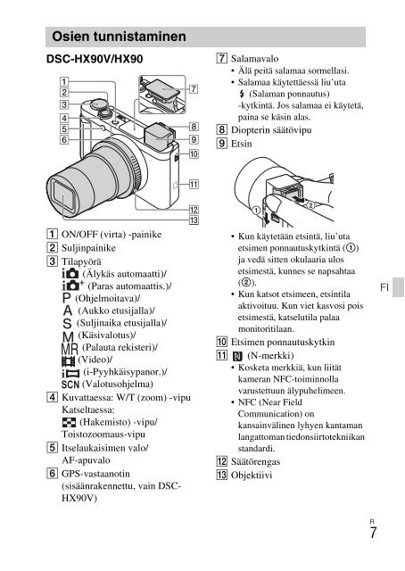 Sony DSC-WX500 - DSC-WX500 Mode d'emploi Tch&egrave;que