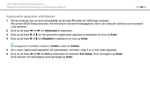 Sony VPCSE2E1E - VPCSE2E1E Istruzioni per l'uso Olandese