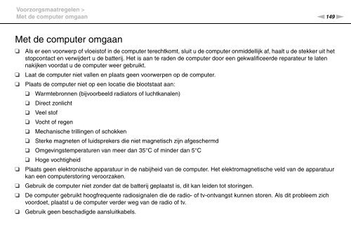 Sony VPCSE2E1E - VPCSE2E1E Istruzioni per l'uso Olandese