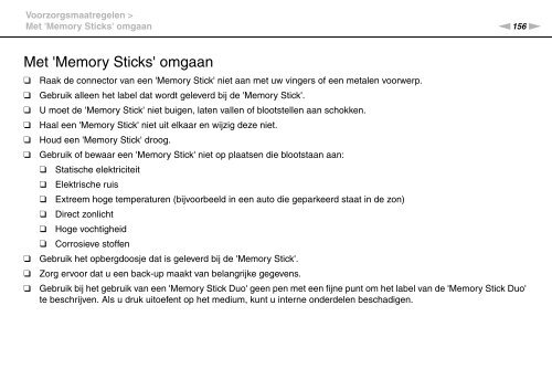 Sony VPCSE2E1E - VPCSE2E1E Istruzioni per l'uso Olandese