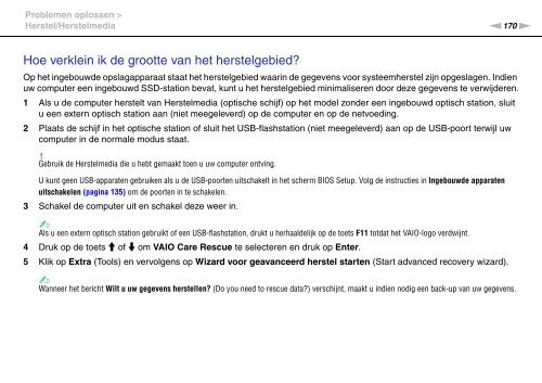 Sony VPCSE2E1E - VPCSE2E1E Istruzioni per l'uso Olandese