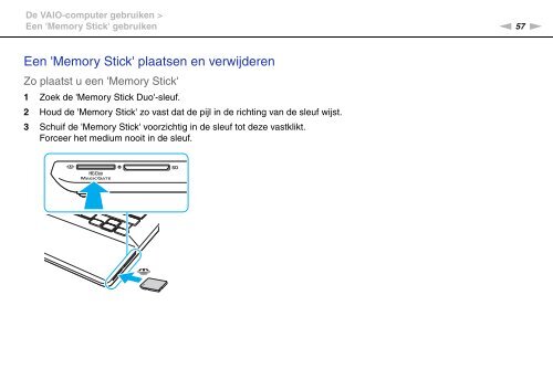 Sony VPCSE2E1E - VPCSE2E1E Istruzioni per l'uso Olandese