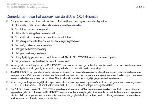 Sony VPCSE2E1E - VPCSE2E1E Istruzioni per l'uso Olandese